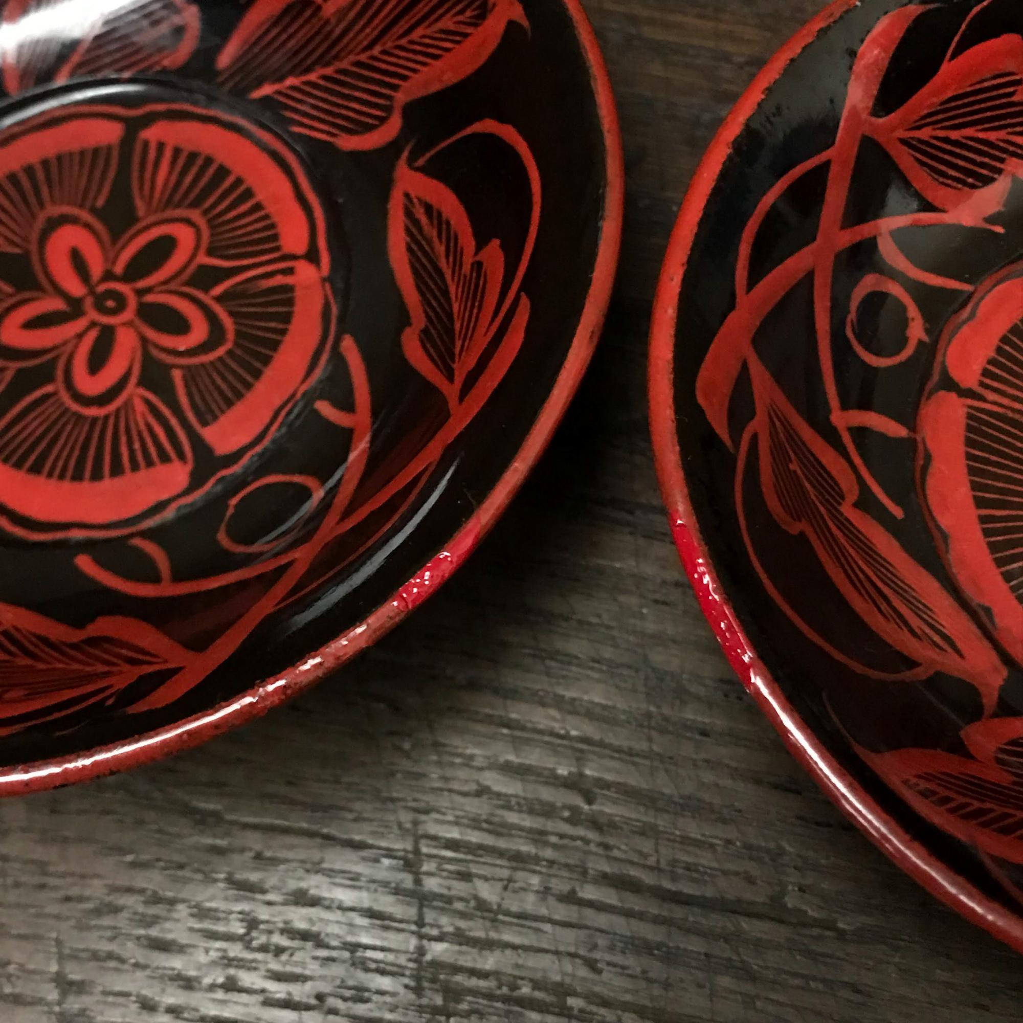 政】31133 吉野塗木皿 10枚 漆器 骨董 古物(椀)｜売買された