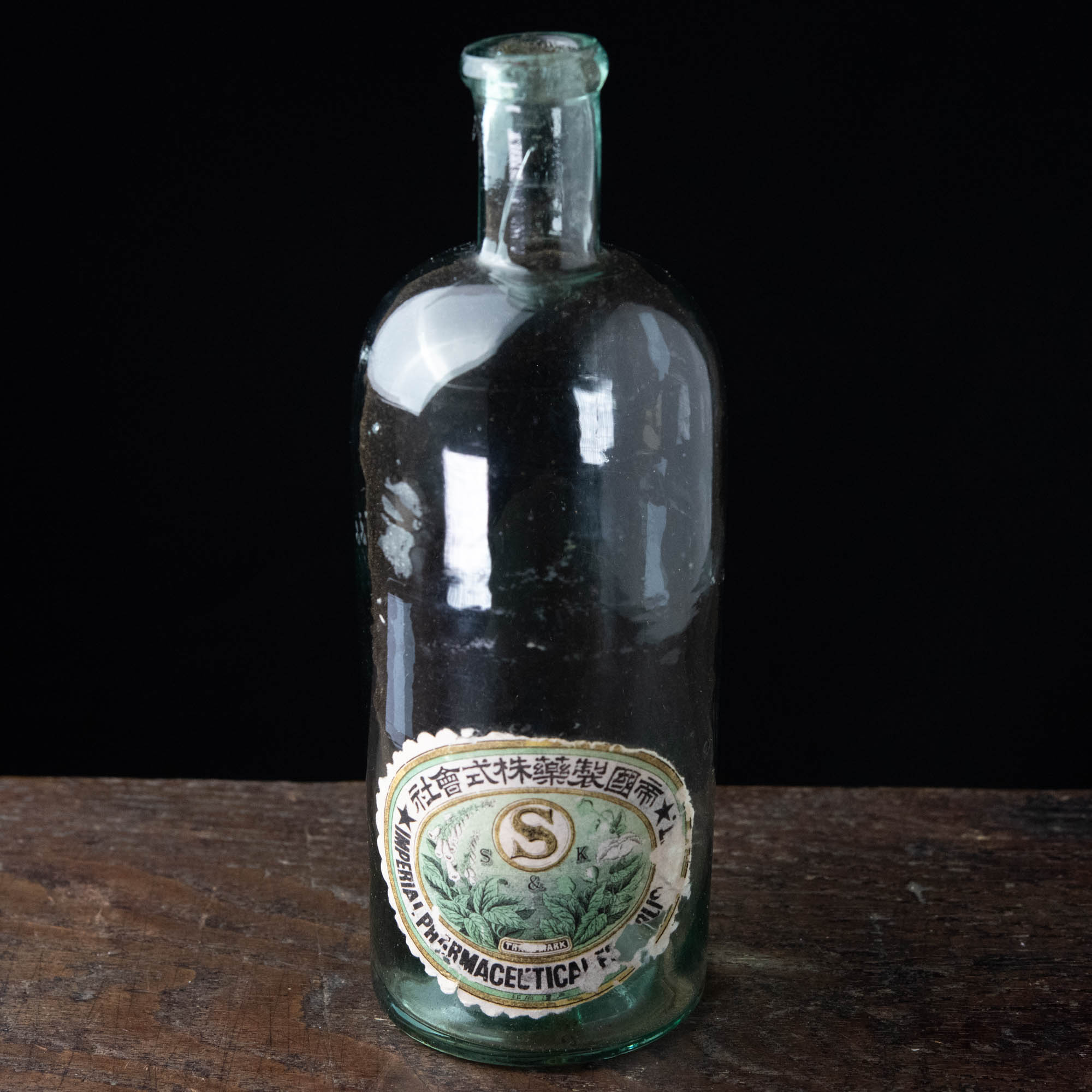 雑貨 :: 瓶 :: 帝國製薬株式会社 ガラス瓶 | COTTOU.JP 骨董の通販 