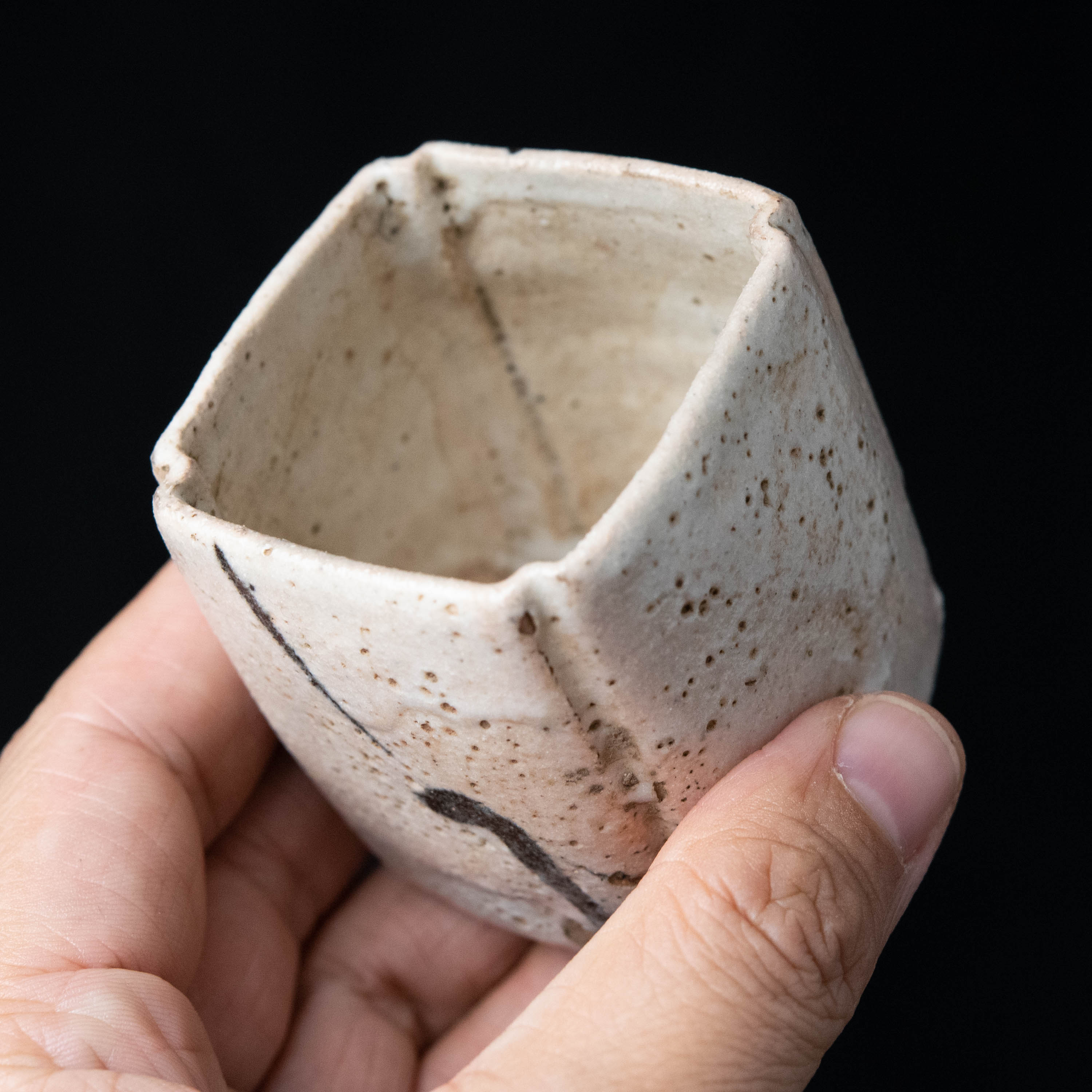 陶磁器 :: 美濃 志野焼 筒向付 | COTTOU.JP 骨董の通販
