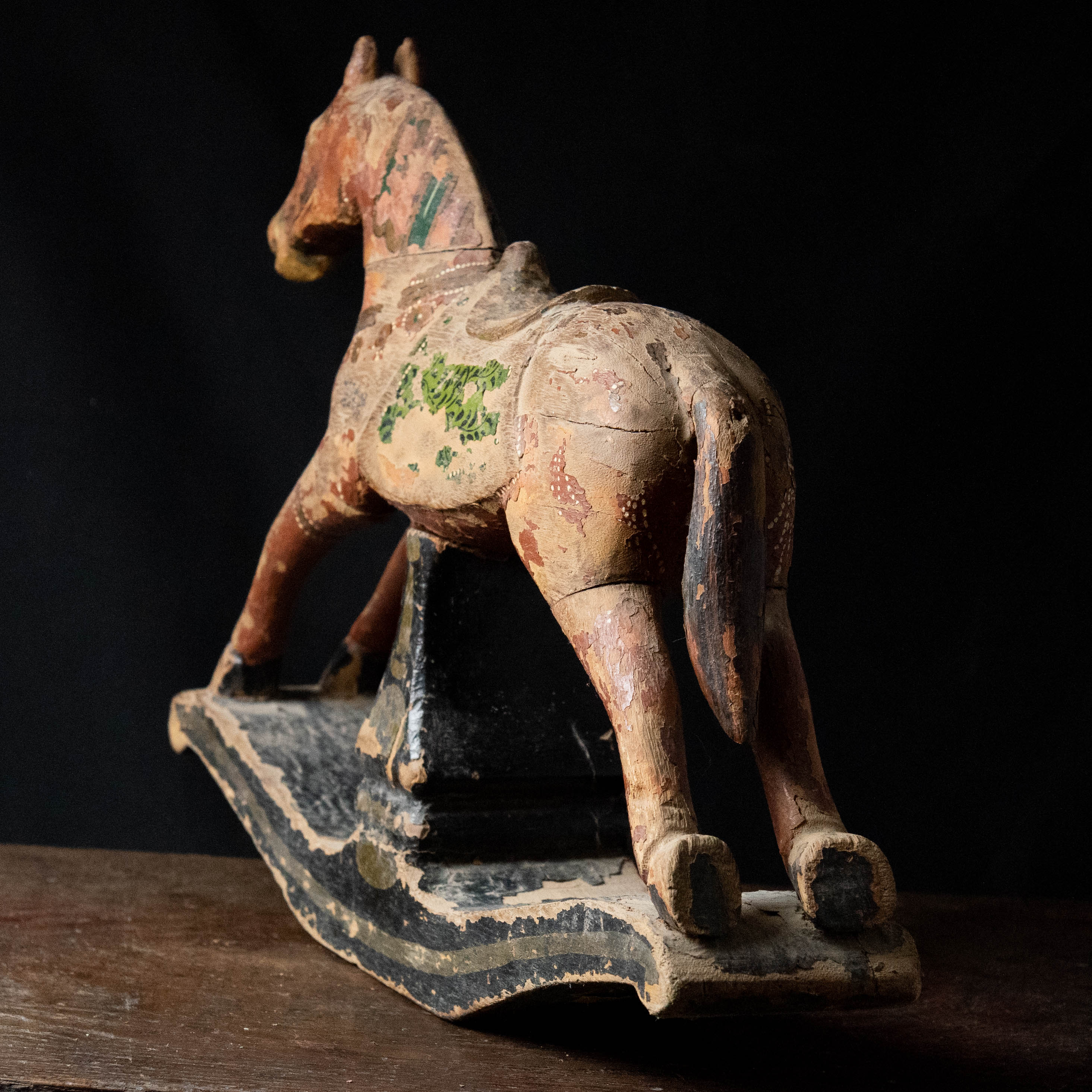 木工芸 :: 木彫 馬 大 インド | COTTOU.JP 骨董の通販マーケット 
