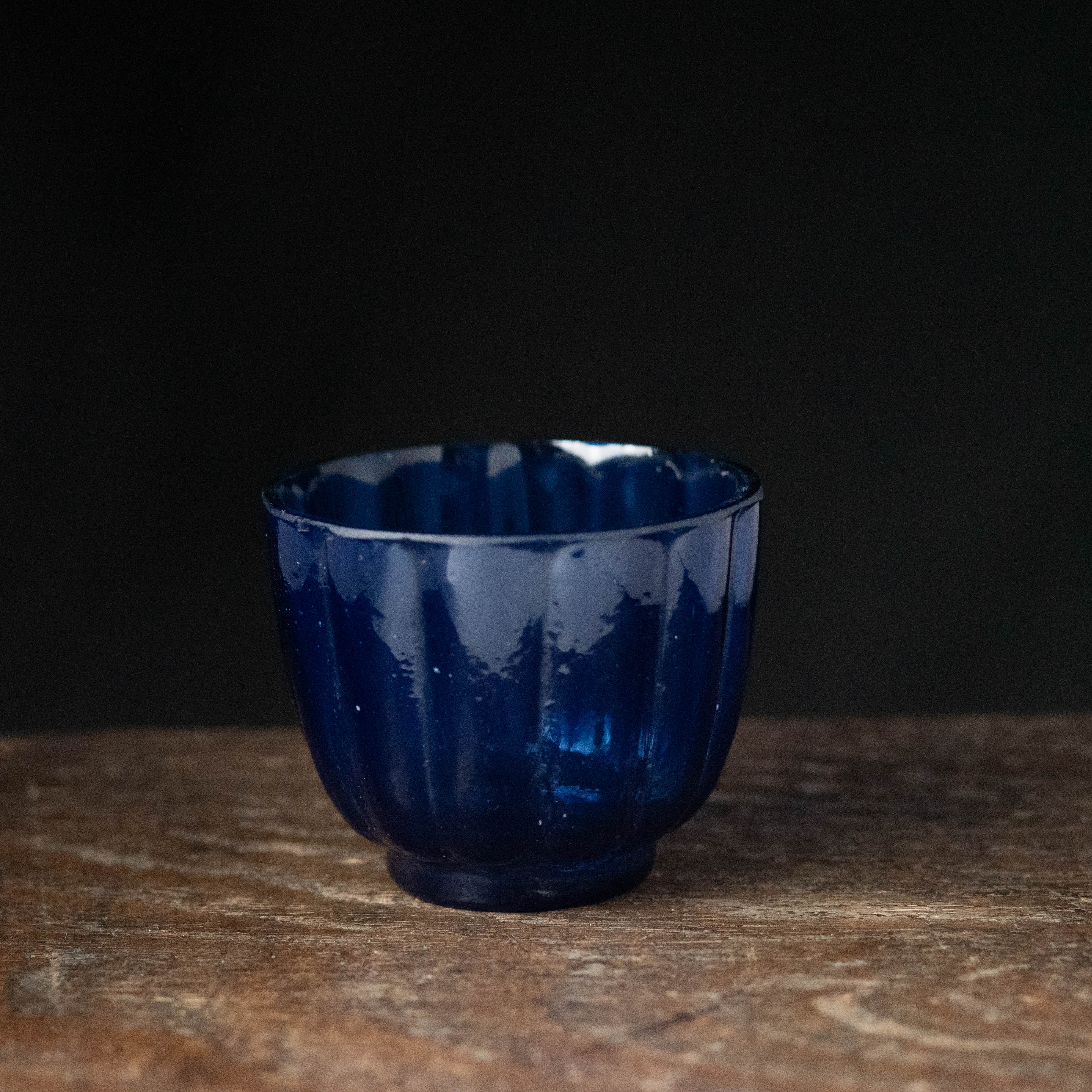 明治大正ガラス 星形菊花紋 盃 金盃・菊花紋・24KGP・No.210602-06・梱包サイズ60 | リサイクル
