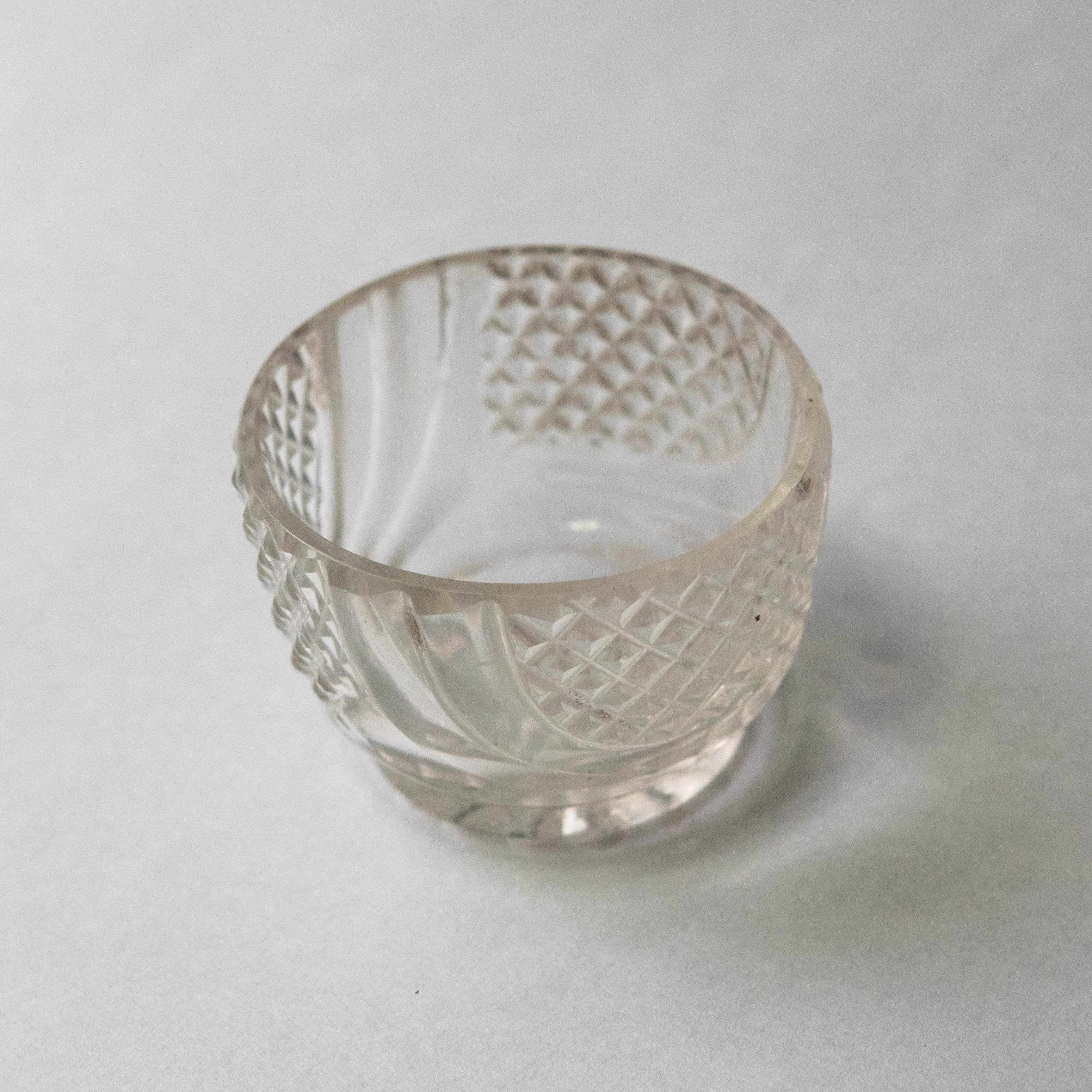 期間限定値下 江戸ガラス ギヤマン 金縁 花魚子模様 小鉢 盃 6客 70307 期間限定値下 江戸ガラス ギヤマン 金縁 花魚子模様 小鉢 盃 6客