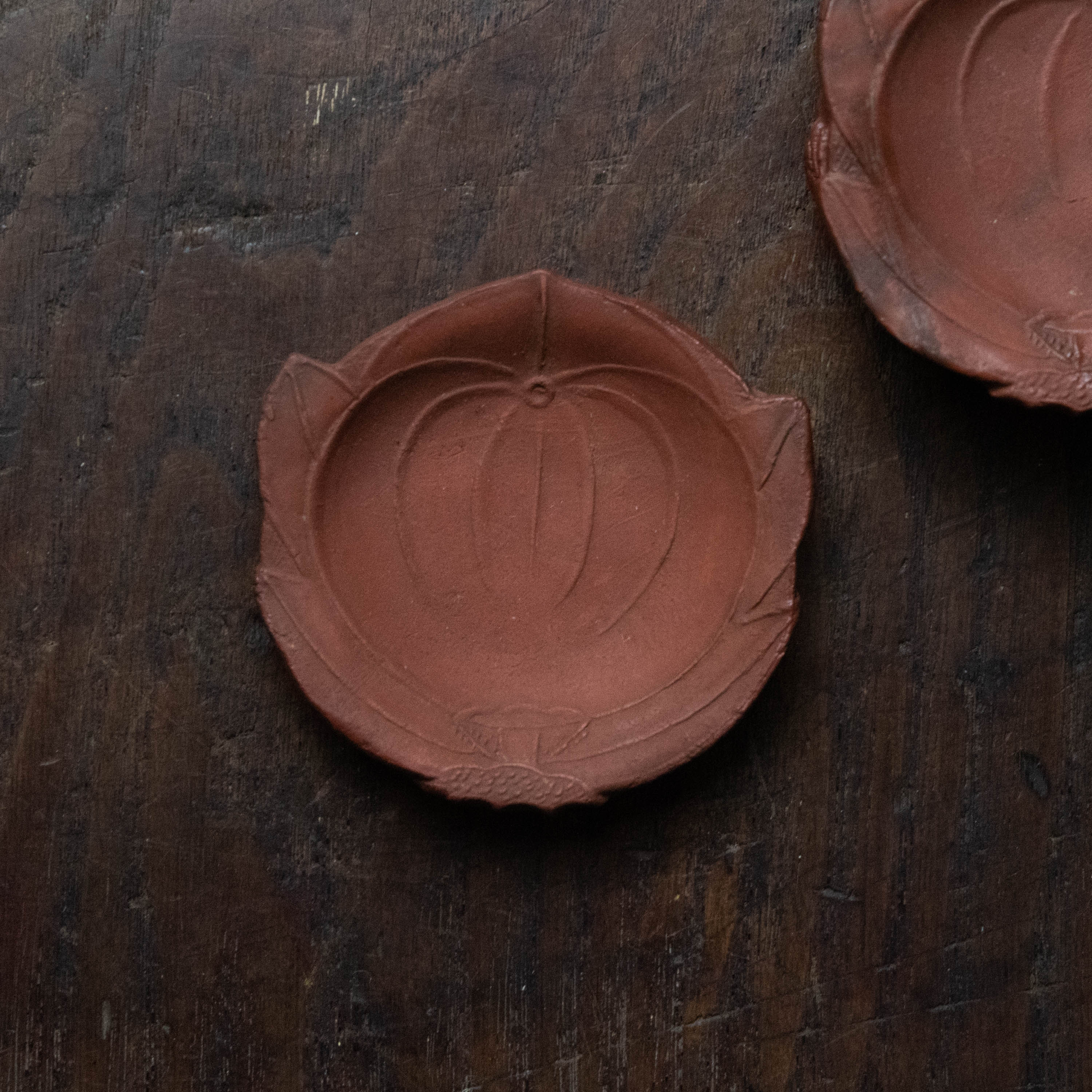 陶磁器 :: 備前 橘文 煎餅皿 | COTTOU.JP 骨董の通販マーケット 