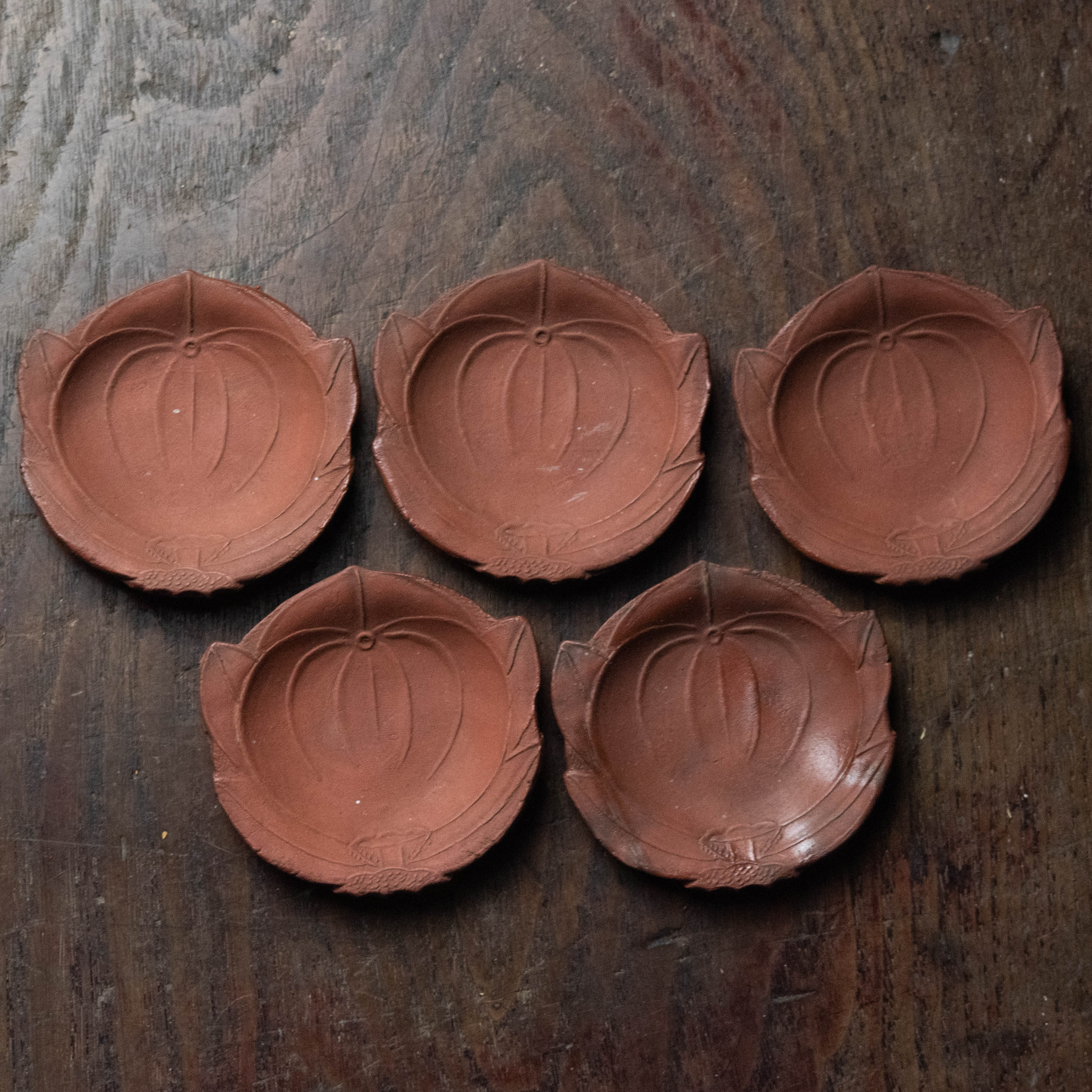 陶磁器 :: 備前 橘文 煎餅皿 | COTTOU.JP 骨董の通販マーケットプレイス