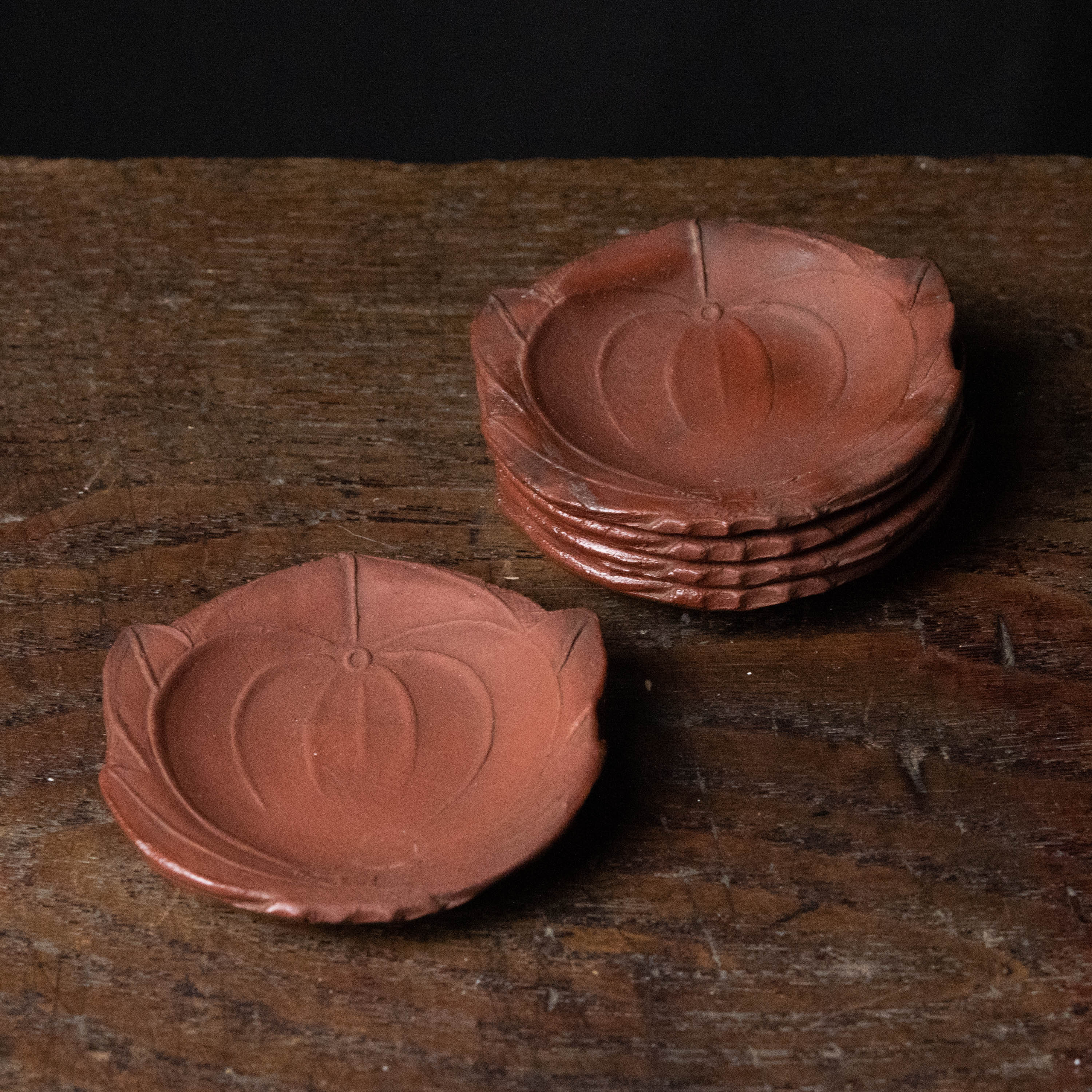 陶磁器 :: 備前 橘文 煎餅皿 | COTTOU.JP 骨董の通販マーケットプレイス