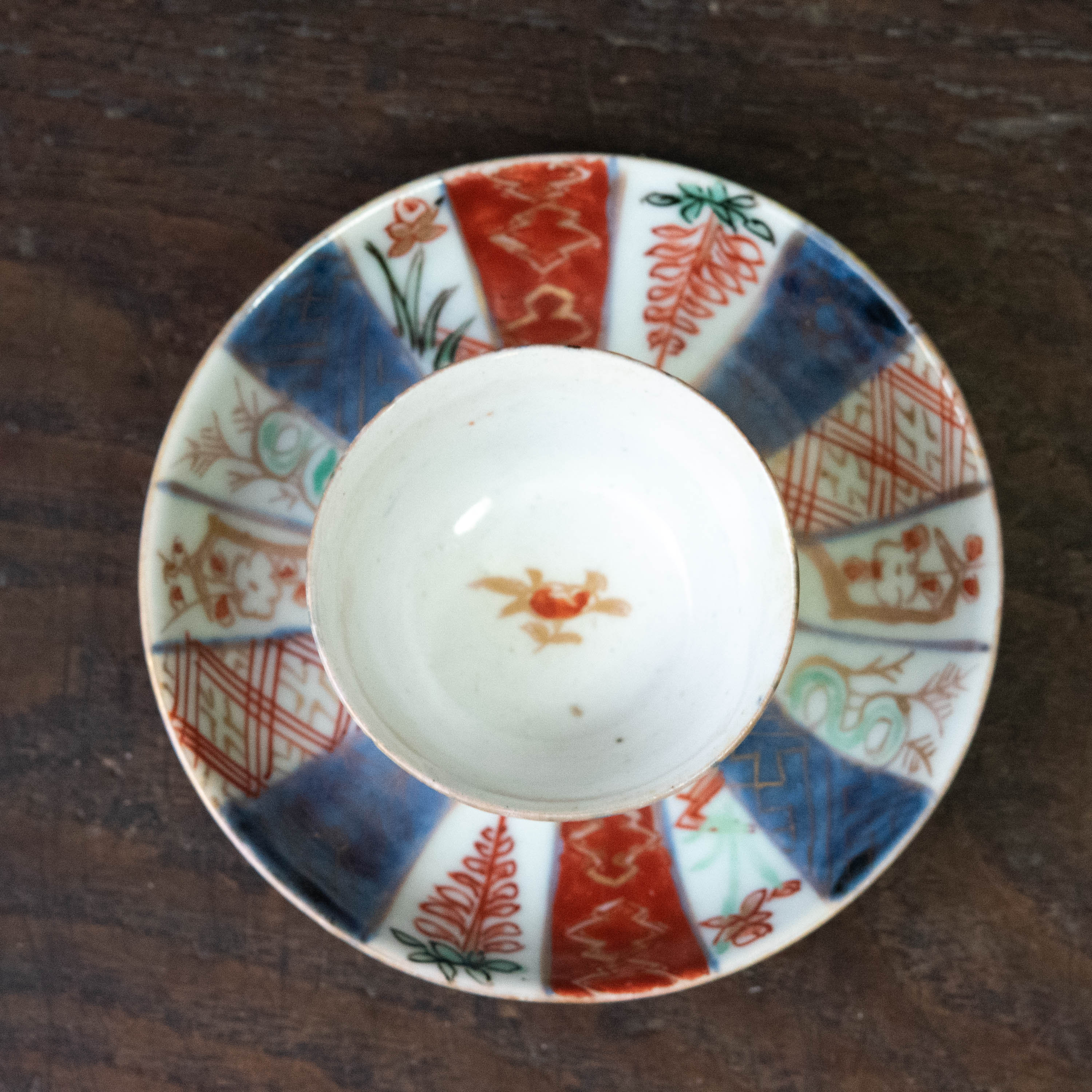 陶磁器 :: 伊万里 草花文カップ&ソーサー | COTTOU.JP 骨董の通販