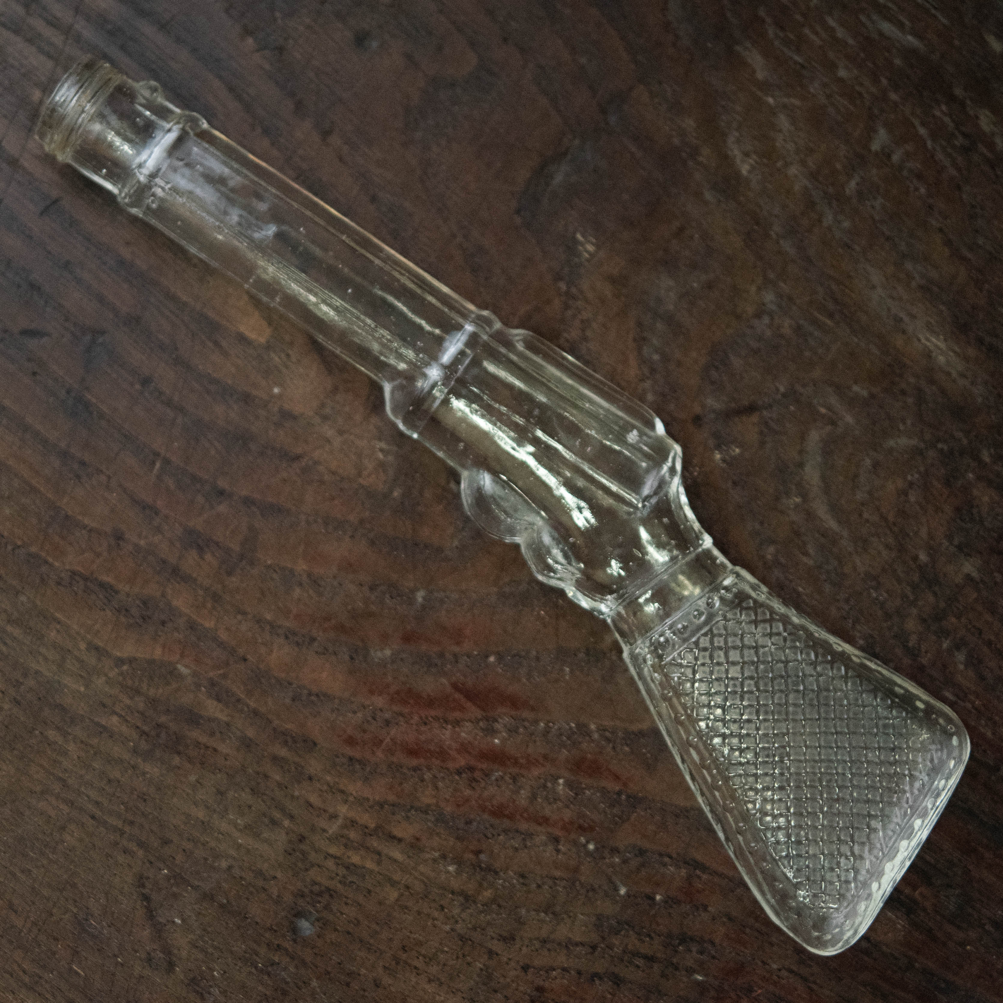 骨董 時代ガラス 珍品 魚型プレス 金平糖瓶？ 文鎮？ 用途不明