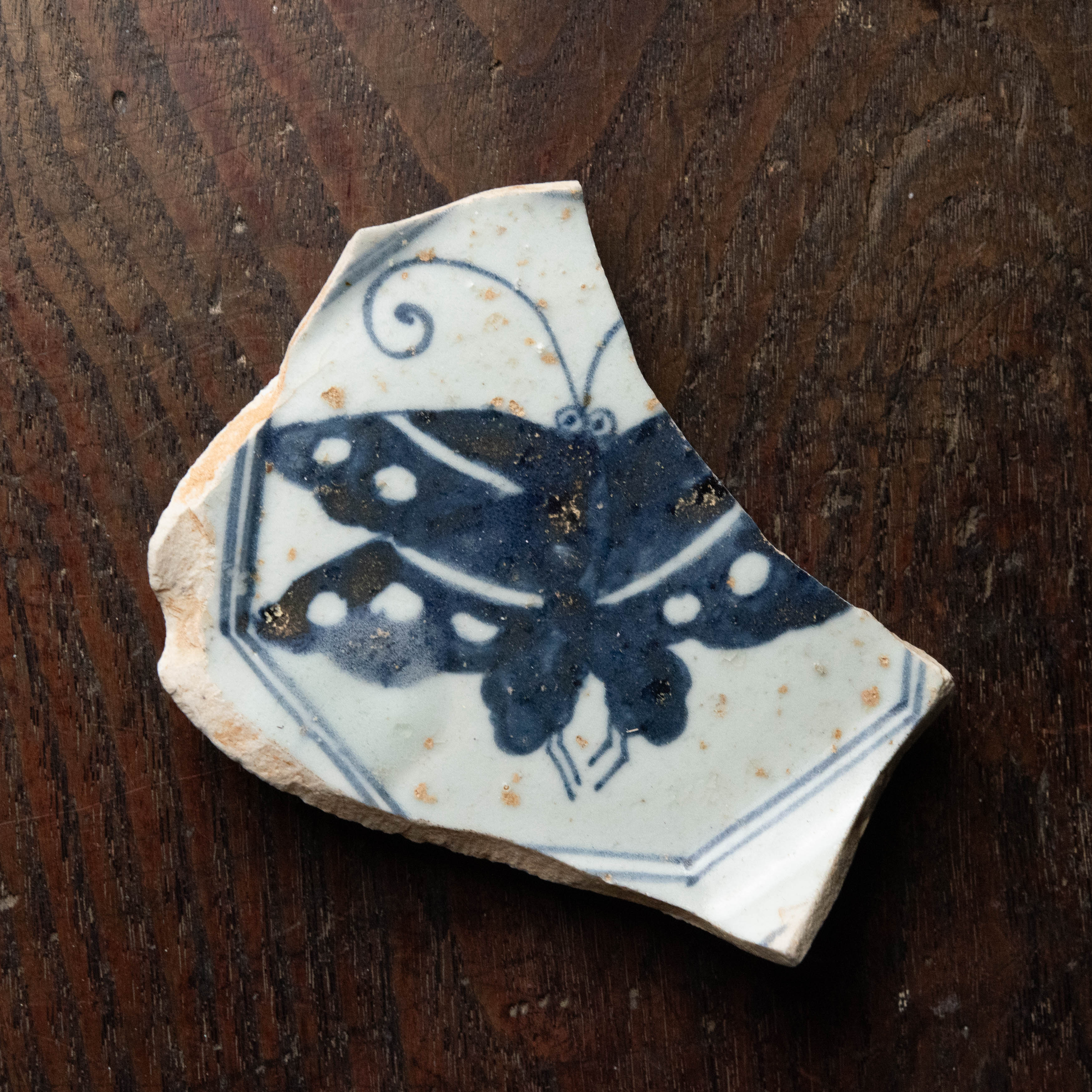 陶磁器 :: 初期伊万里 蝶文 皿 陶片 | COTTOU.JP 骨董の通販