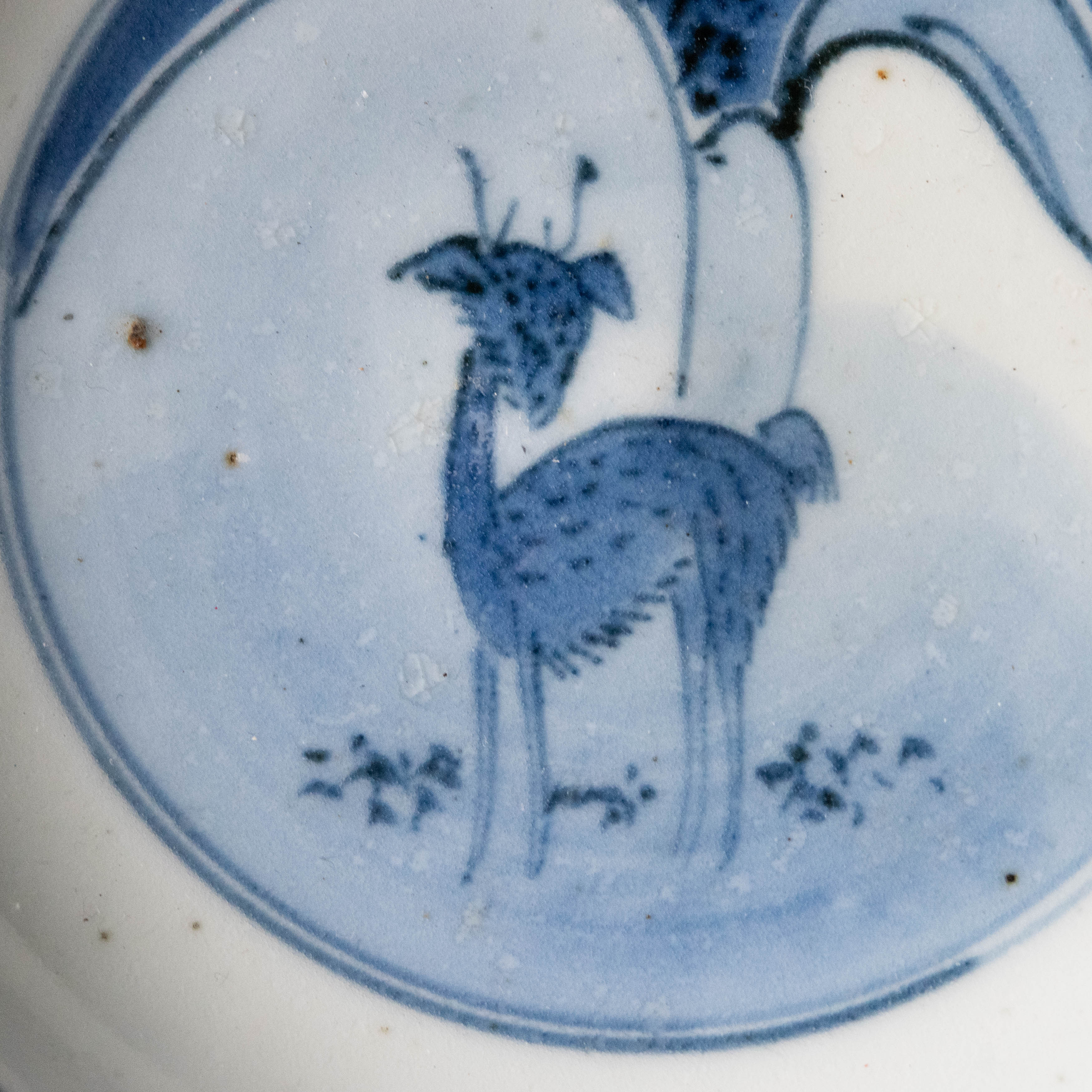 陶磁器 :: 古伊万里 藍九谷 鹿文 皿 | COTTOU.JP 骨董の通販マーケット