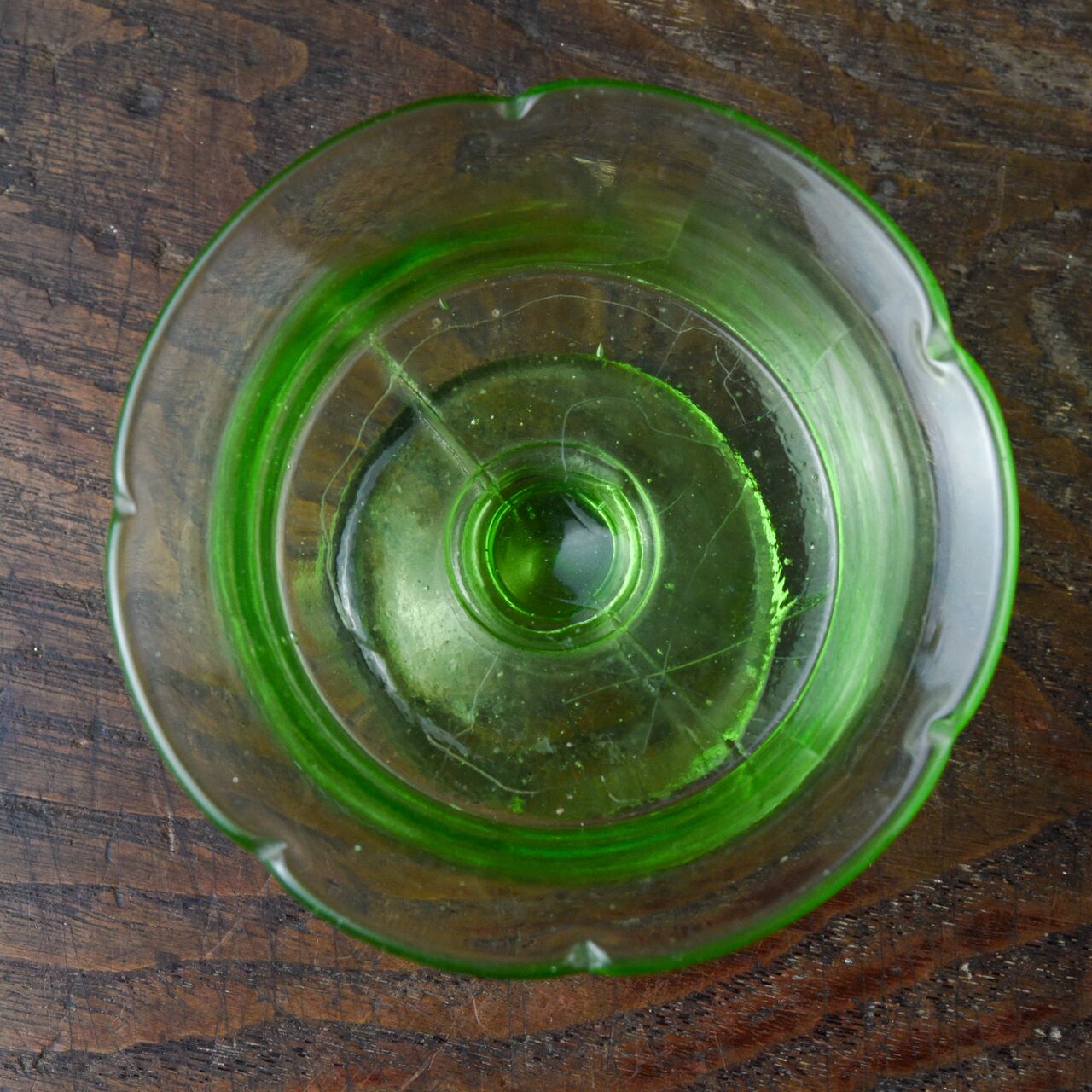ガラス :: 緑プレスガラス氷コップ | COTTOU.JP 骨董の通販マーケット 